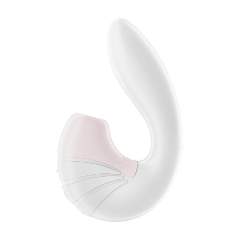 Supernova Succionador y Vibrador Súper Flexible USB Blanco - Imagen 2