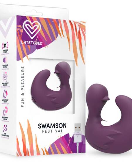 Swamson Dedal Patito Estimulador USB Silicona Violet