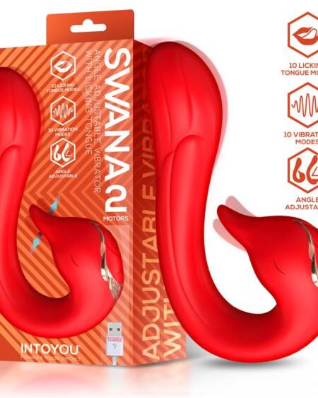 Swana Vibrador con Lengua y Ángulo Ajustable