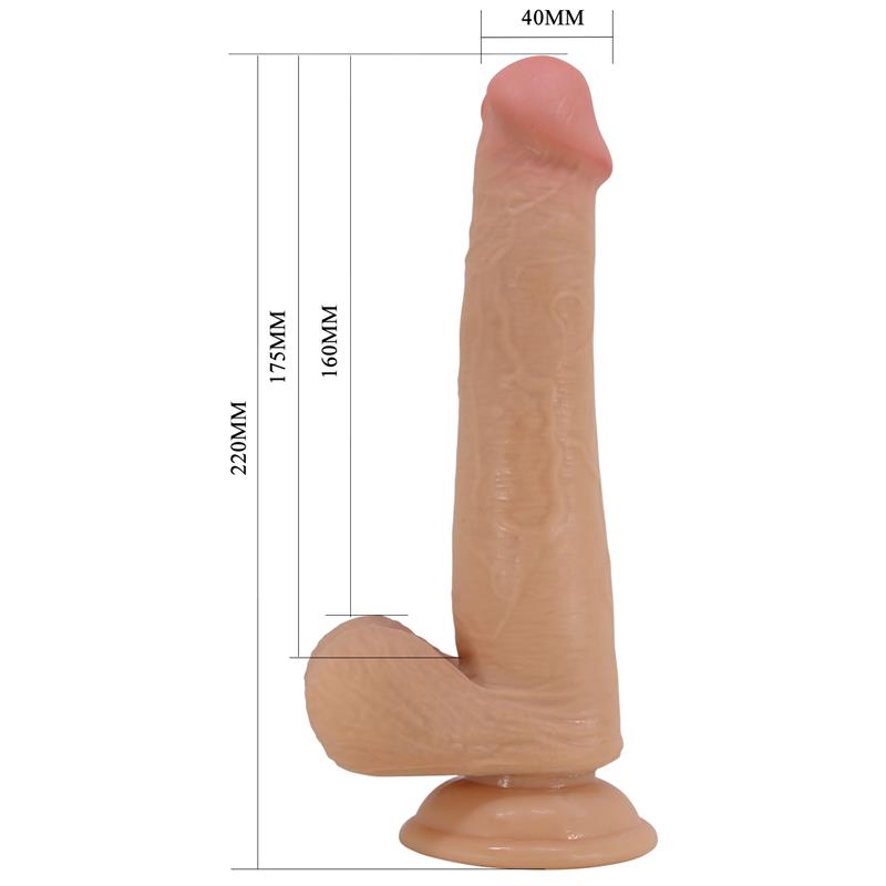 Tallen Dildo con Piel Deslizante-Retractil 22 cm - Imagen 8