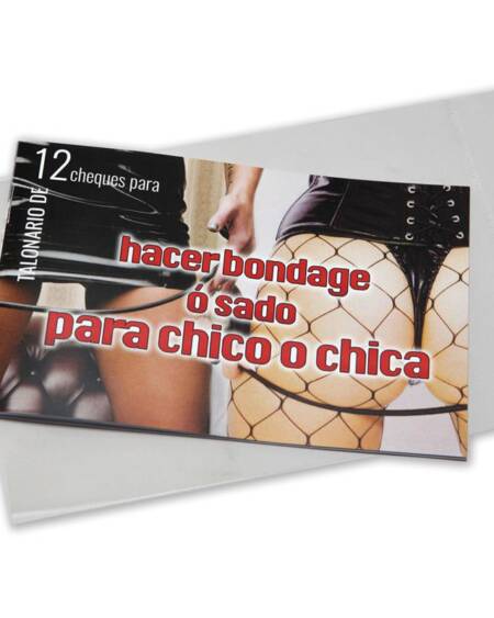 Talonario Bondage o Sado 12 Cupones