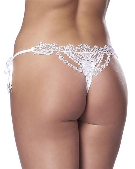Tanga Fantasía Blanco Talla Unica