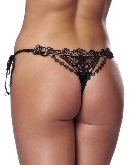 Tanga Fantasia Negro Talla Unica