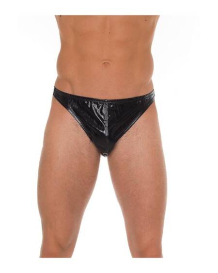 Tanga Negro Brillante Talla Única