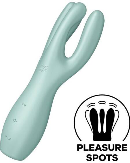 Threesome 3 Lay-on Vibrador 3 Motores Menta