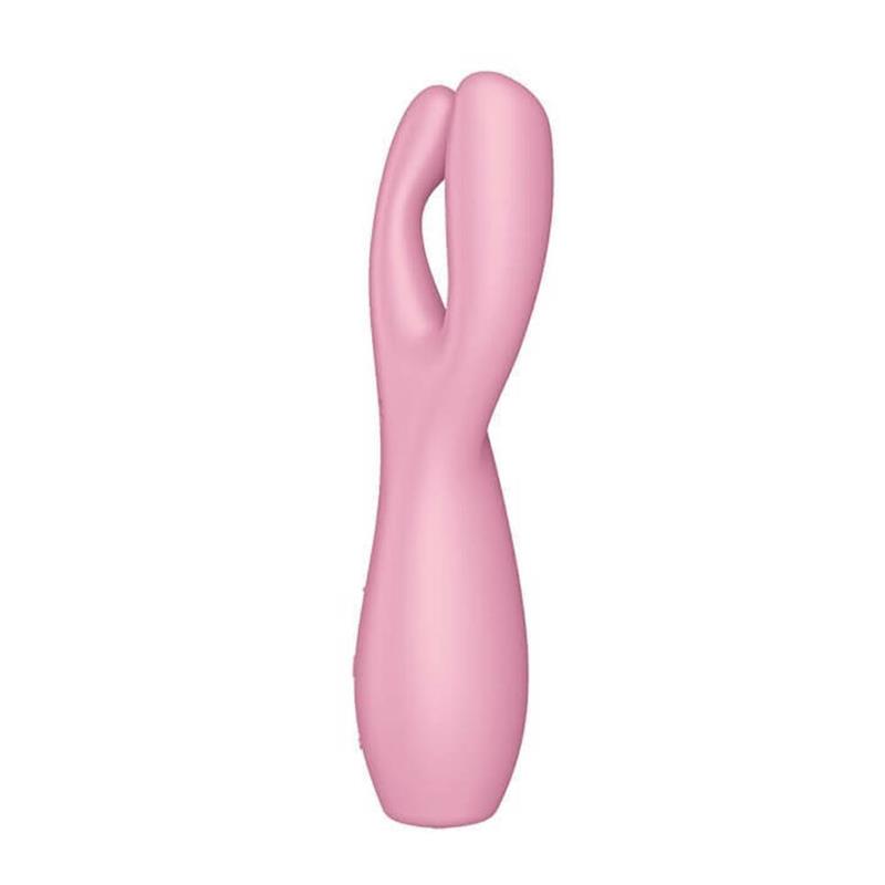 Threesome 3 Lay-on Vibrador 3 Motores Rosa - Imagen 2