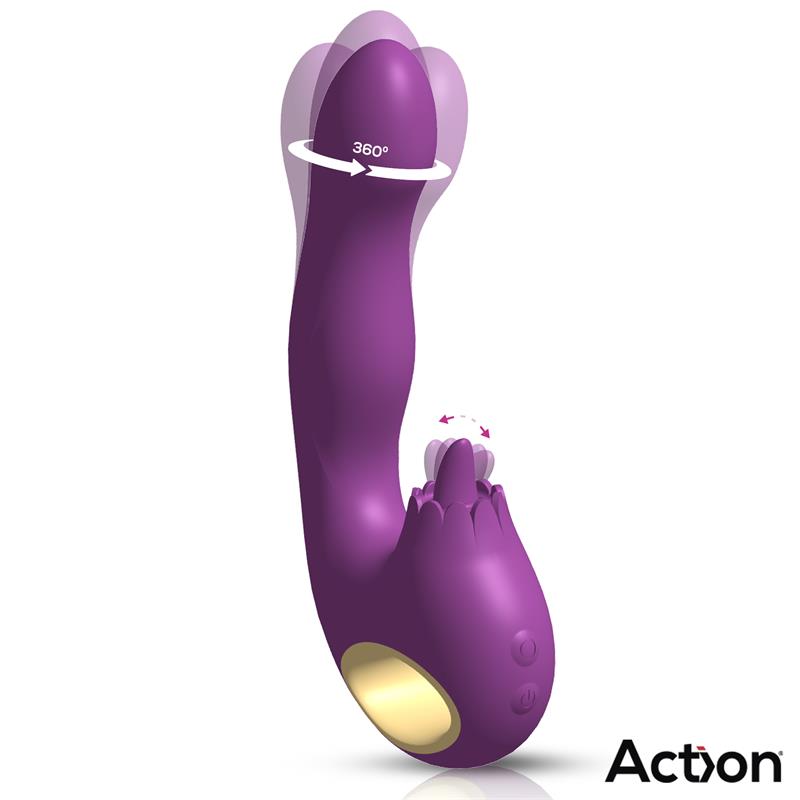 Toka Vibrador con Oscilación 360º y Lengua Estimuladora - Imagen 2
