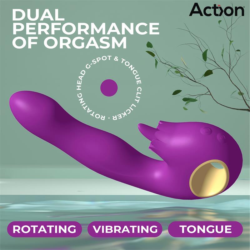 Toka Vibrador con Oscilación 360º y Lengua Estimuladora - Imagen 7