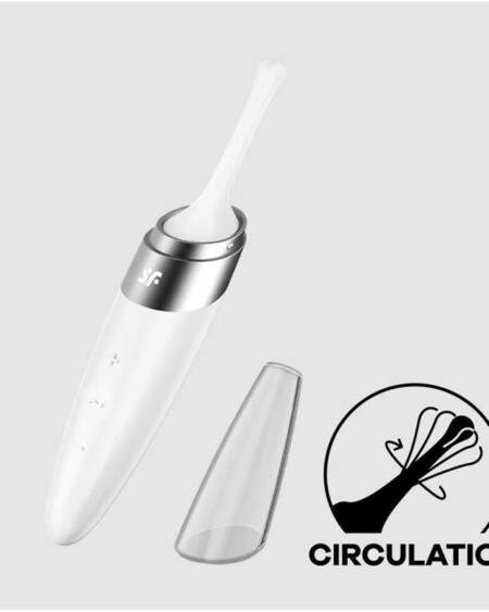 Twirling Delight Estimulador Giratorio Blanco