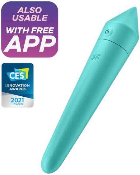 Ultra Power Bullet 8 Bala Vibradora con APP Turquoise