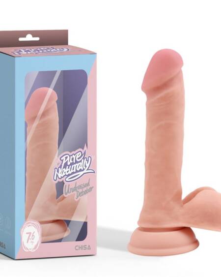 Undressed Debater Dildo Realista Silicona Líquida Dual Density 19.2 cm
