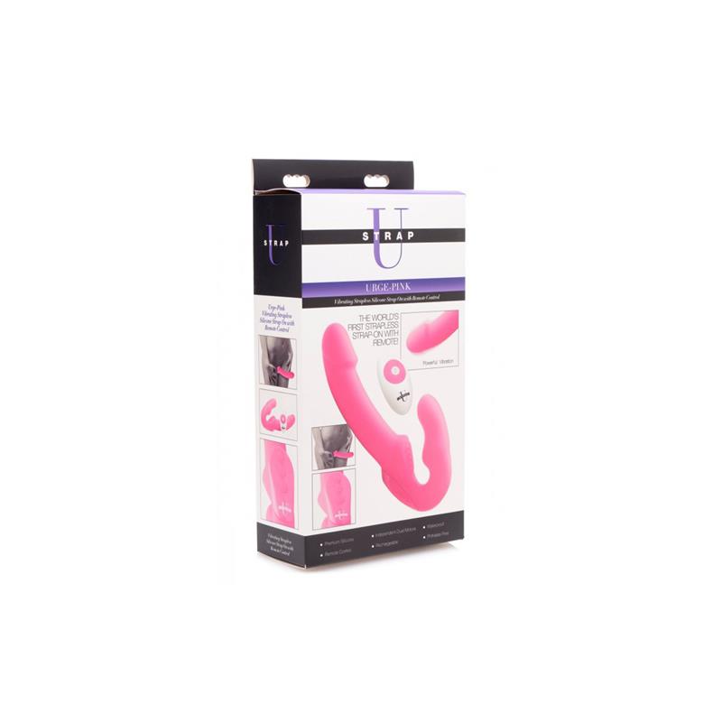Urge Vibrador Doble Control Remoto Rosa - Imagen 5