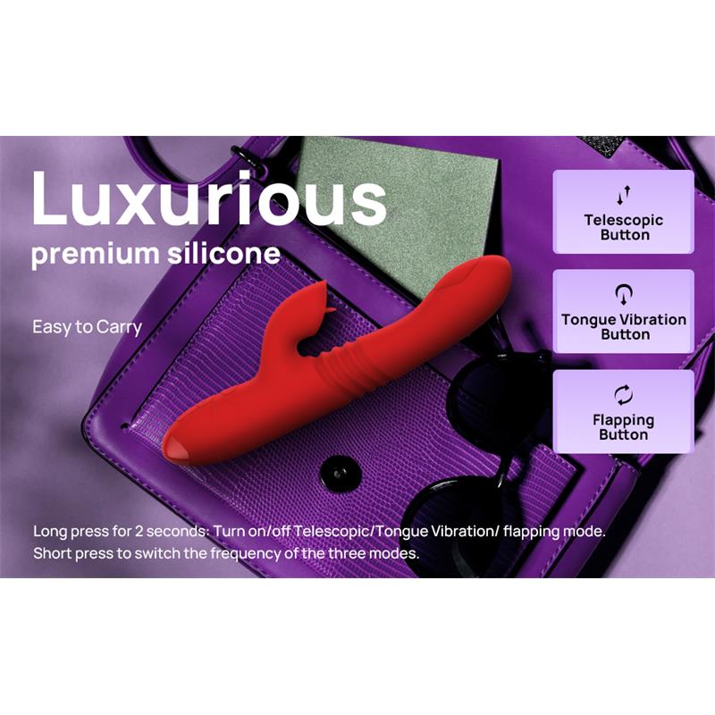 Velvet Vibrador con Thrusting y Pulsación - Imagen 11