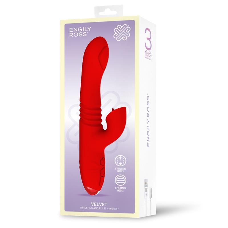 Velvet Vibrador con Thrusting y Pulsación - Imagen 7