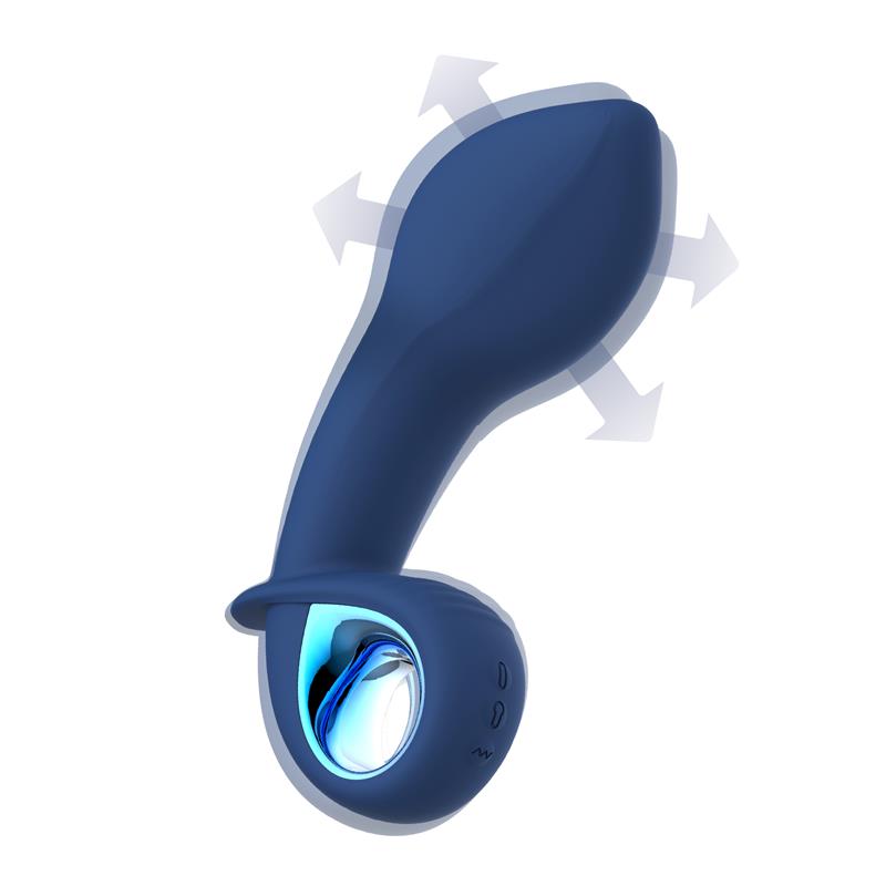 Vibrador Alpha Advanced con Función de Inflado y Vibración USB Silicona - Imagen 3