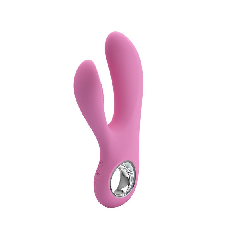 Vibrador Canrol USB Silicona Rosa Suave - Imagen 2