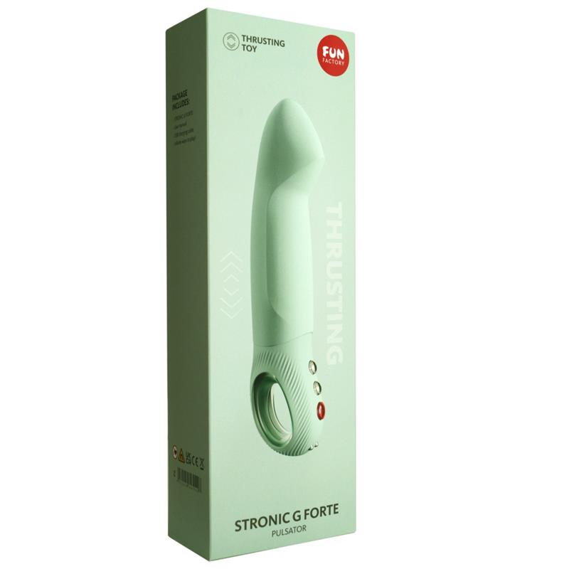 Vibrador con Empuje Stronic G Forte Sage Green - Imagen 5