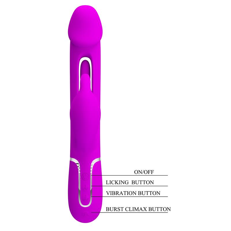 Vibrador con Lengua Kampas Rosa - Imagen 8