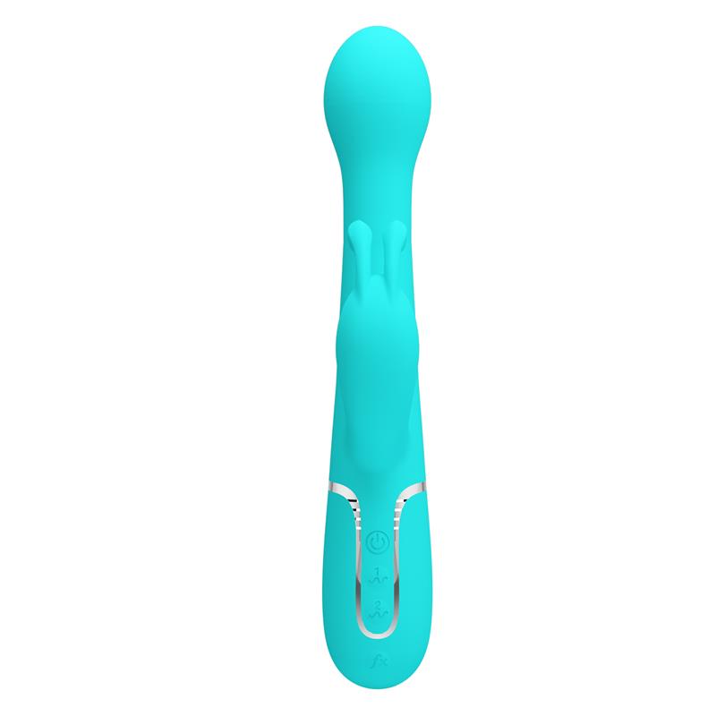 Vibrador con Thrusting y Bolas Rotatorias Dejon Azul - Imagen 3