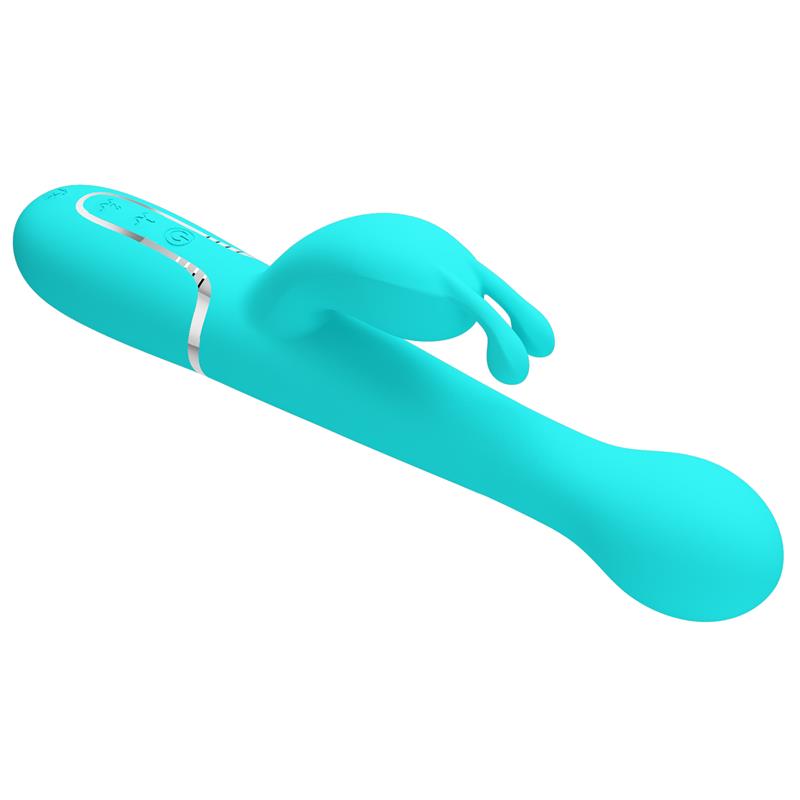 Vibrador con Thrusting y Bolas Rotatorias Dejon Azul - Imagen 4