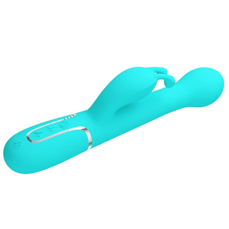 Vibrador con Thrusting y Bolas Rotatorias Dejon Azul - Imagen 5