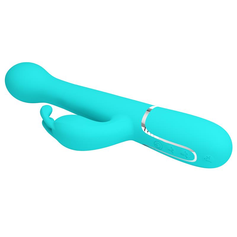 Vibrador con Thrusting y Bolas Rotatorias Dejon Azul - Imagen 6