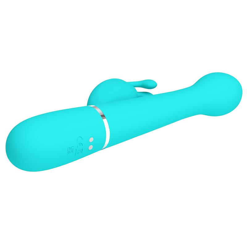 Vibrador con Thrusting y Bolas Rotatorias Dejon Azul - Imagen 7