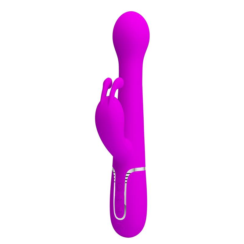 Vibrador con Thrusting y Bolas Rotatorias Dejon Rosa - Imagen 2