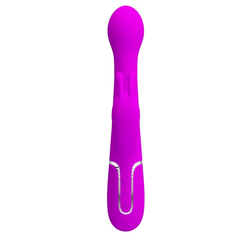 Vibrador con Thrusting y Bolas Rotatorias Dejon Rosa - Imagen 3