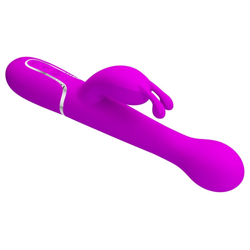 Vibrador con Thrusting y Bolas Rotatorias Dejon Rosa - Imagen 4
