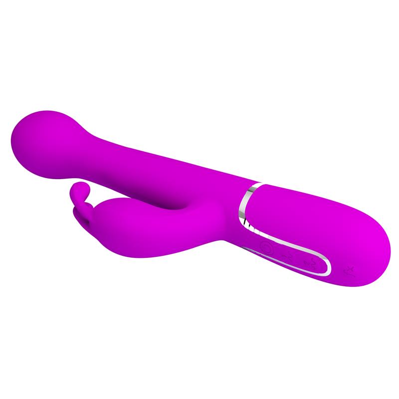 Vibrador con Thrusting y Bolas Rotatorias Dejon Rosa - Imagen 6