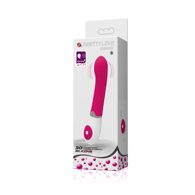 Vibrador Daniel con Control por Voz Color Rosa - Imagen 9
