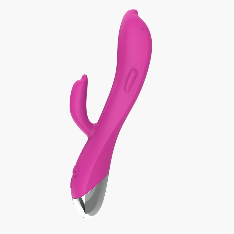 Vibrador Dolphin 6 Funciones USB Rosa - Imagen 4