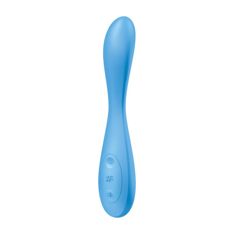 Vibrador G-Spot Flex 4 con APP Satisfyer Connect Azul - Imagen 2