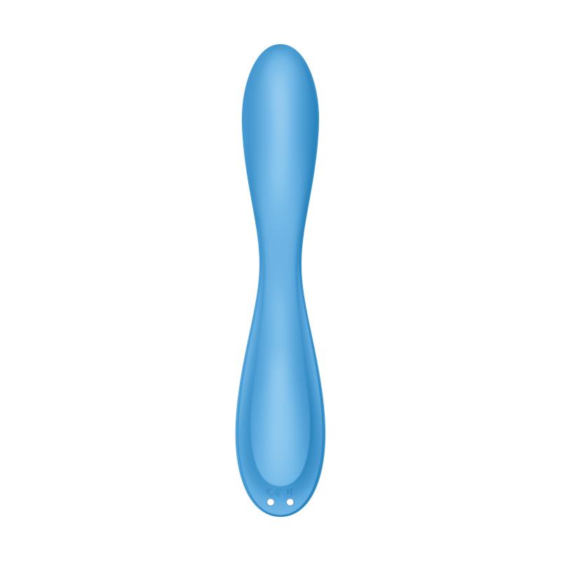 Vibrador G-Spot Flex 4 con APP Satisfyer Connect Azul - Imagen 4