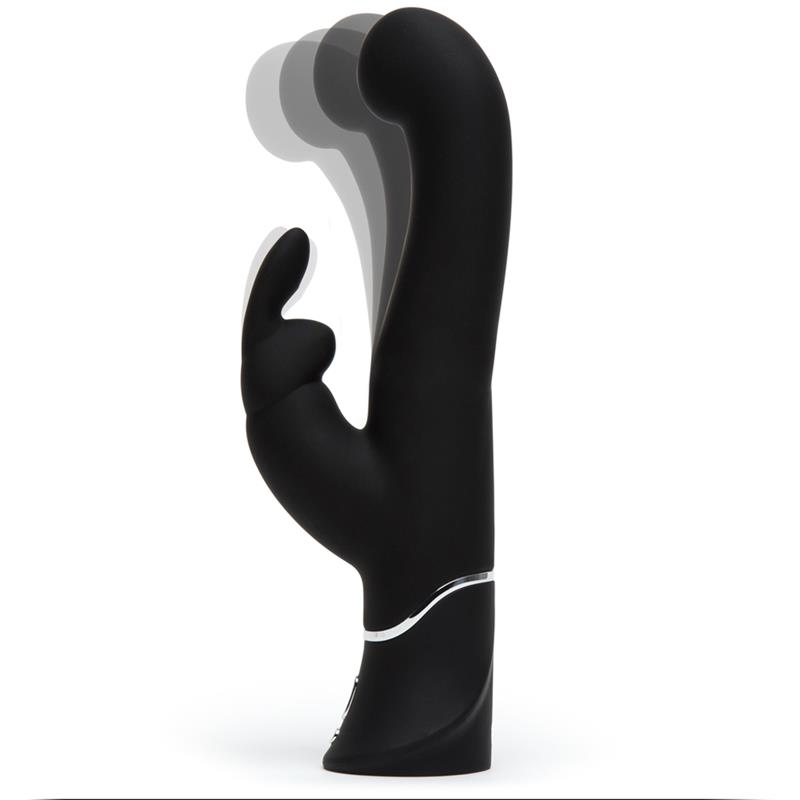 Vibrador G-Spot Stroker Rabbit Negro - Imagen 3