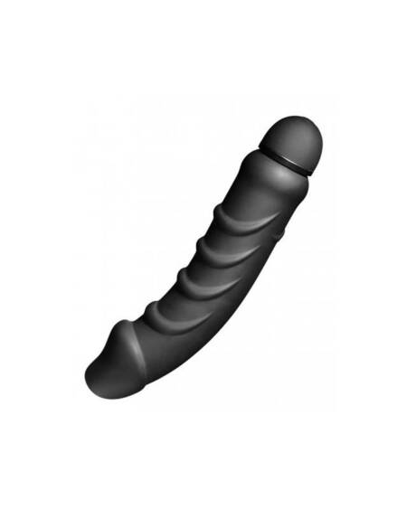 Vibrador Punto P Silicona Negro