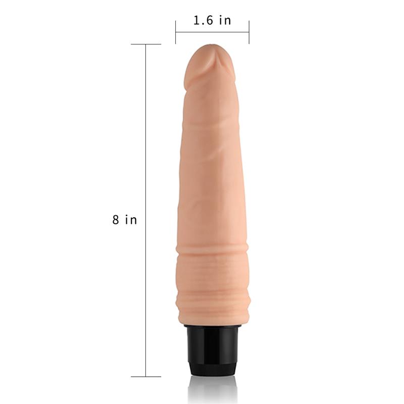Vibrador Real Feel 7.5 Natural - Imagen 6