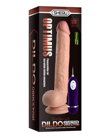 Vibrador Realista Control Remoto Optimus 28 cm