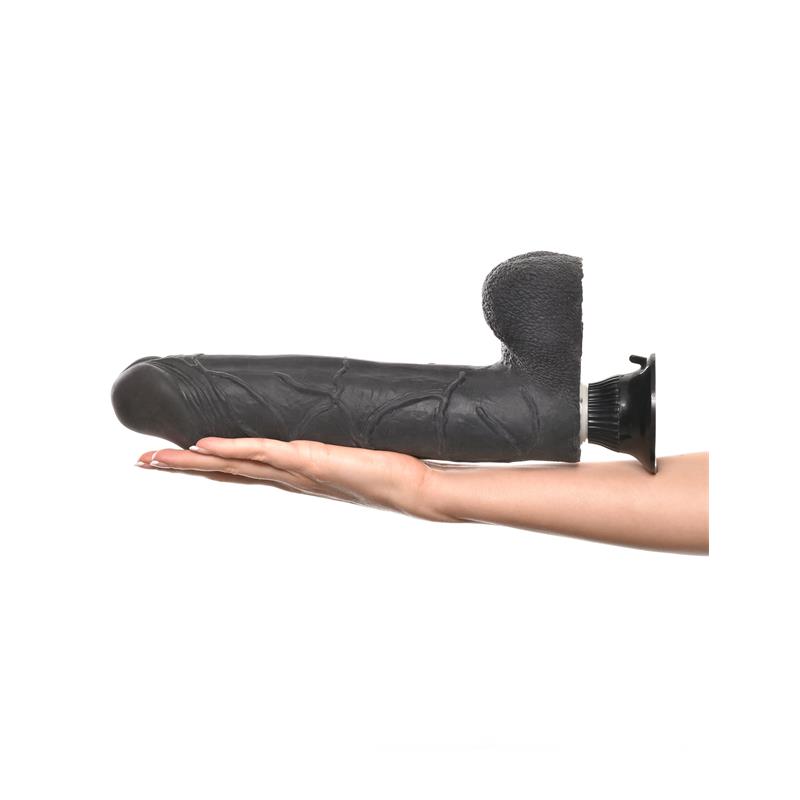 Vibrador Realista No. 11 28 cm Negro - Imagen 7