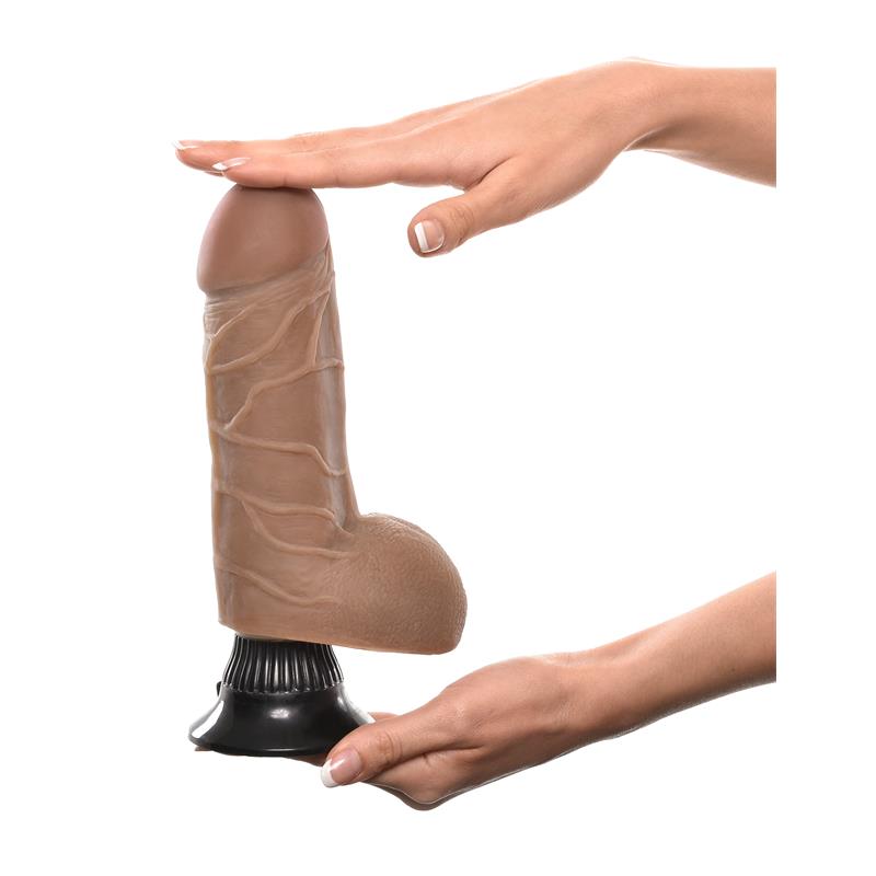 Vibrador Realista No. 2 16,5 cm Bronceado - Imagen 8