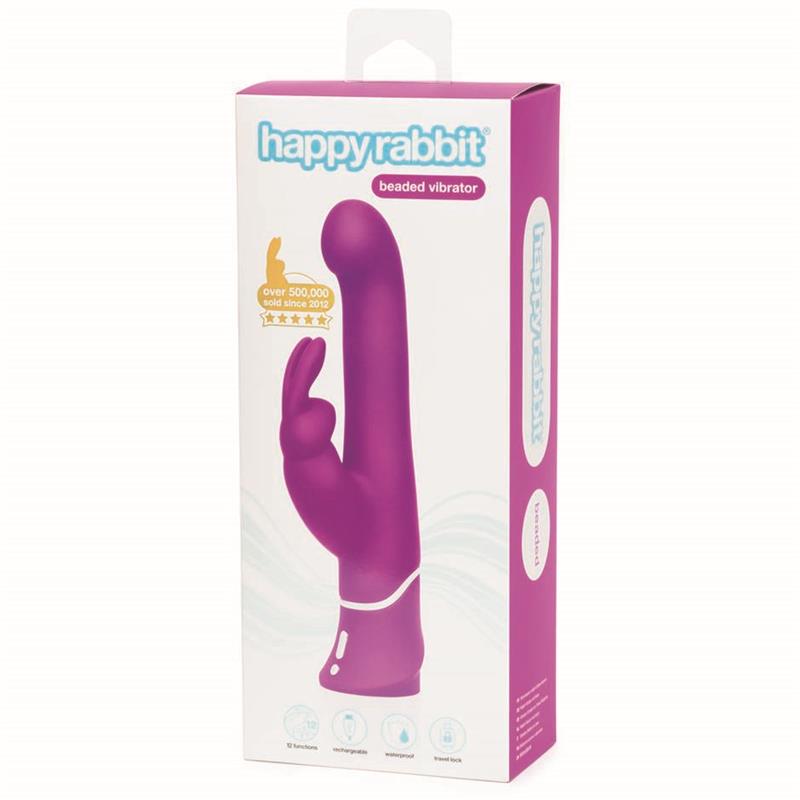 Vibrador Rotador Beaded Punto-G Purpura - Imagen 6