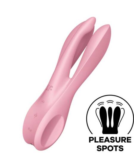 Vibrador Threesome 1 Rosa
