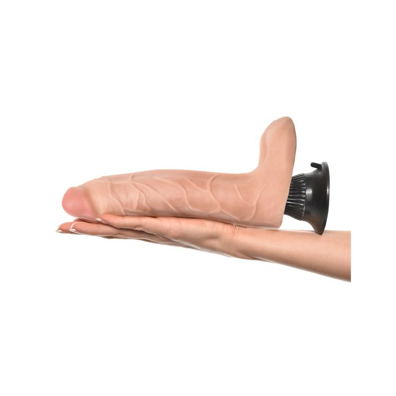 Vibrador Realista No. 6  21,6 cm Natural - Imagen 10