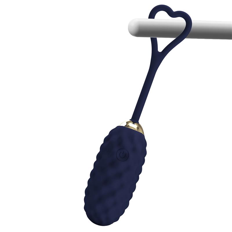 Vivian Huevo Vibrador con Control Remoto con Pantalla Digital Azul - Imagen 5