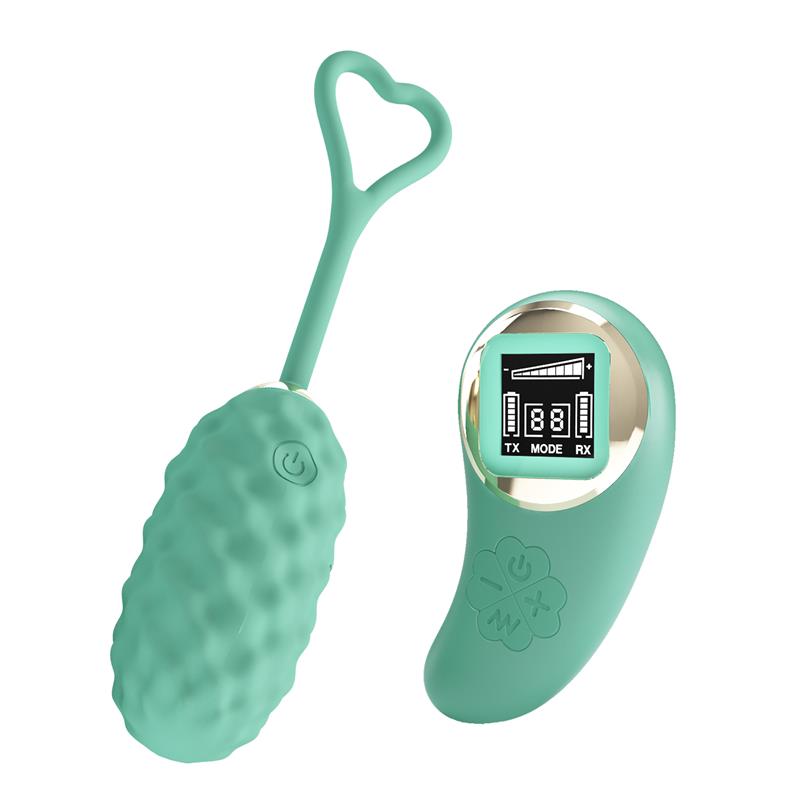 Vivian Huevo Vibrador con Control Remoto Pantalla Digital Verde - Imagen 2