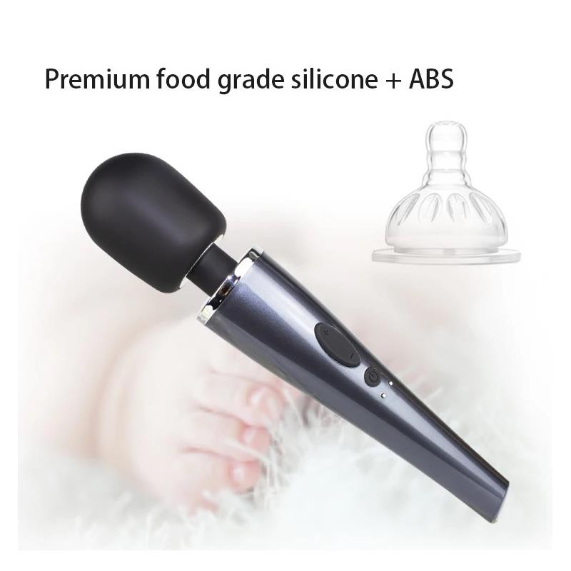 Wand Massager Relyme USB Silicone Black - Imagen 13