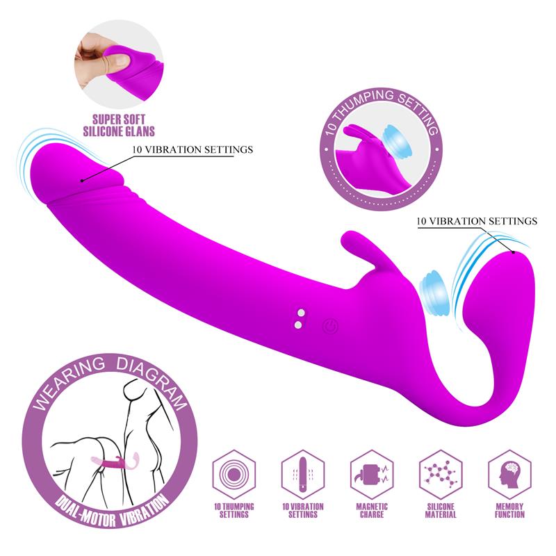 Zanini Vibrador sin Arnés Silicona - Imagen 2
