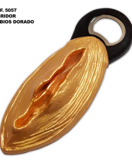 Abridor forma de Vagina Dorado