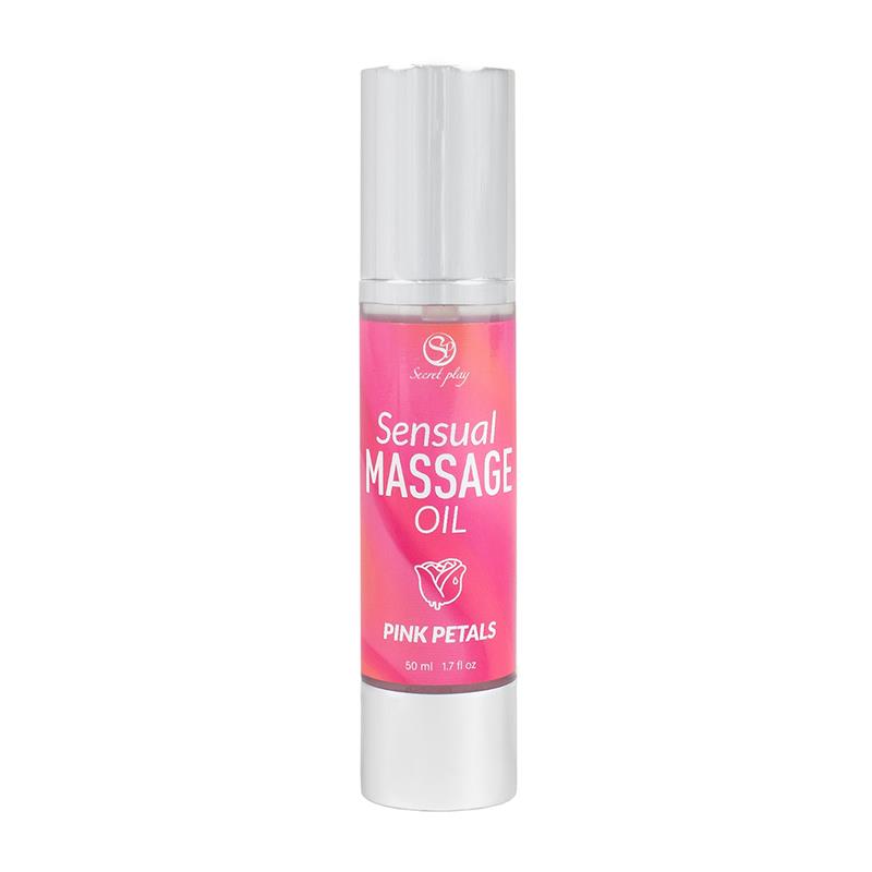 Aceite de Masaje Sensual Pétalos Rosa 50 ml. - Imagen 2